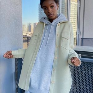 Soft Lime Green Aritzia Ganna Jacket